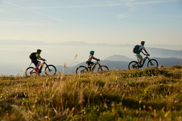 Mountainbike bei Bozen