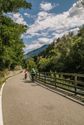 Pista ciclabile a Bressanone