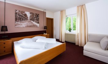 Doppelzimmer mit Balkon und Panoramablick