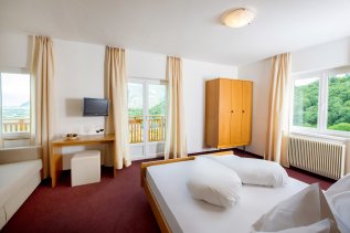 Doppelzimmer mit Balkon und Panoramablick